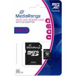 MediaRange 64GB Micro SDXC Class 10 c/ Adaptador- MR955