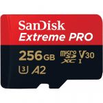 SanDisk 256GB MicroSDXC Extreme Pro Deluxe A2 Class 10 V30 UHS-I U3 - SDSQXCZ-256G-GN6MA