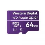 Western Digital 64GB MicroSDXC Purple UHS-I U1 Class 10 - WDD064G1P0A