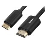 Sharkoon Cabo HDMI > mini HDMI preto HDMI 2.0 4K 3m Black