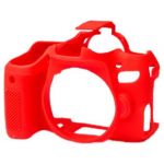 easyCover Capa Protectora de Silicone para Canon 77D Red