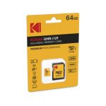 Kodak 64GB Micro SDHC Class 10 + Adaptador SD - EKMSDM64GXC10K