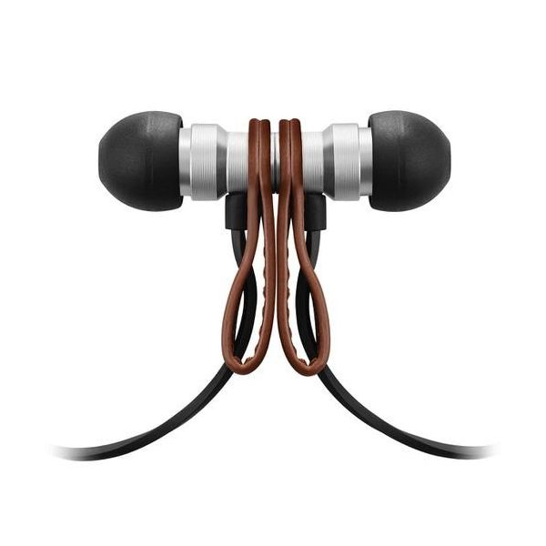 Meters Music Auriculares Bluetooth Magnetic In Ear Microfone Castanho