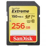 SanDisk 256GB SDXC Extreme Video 150MB V30 U3 Class 10 - SDSDXV5-256G-GNCIN