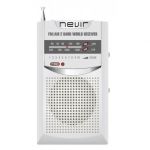Nevir Radio Portátil NVR-136S AM/FM Silver
