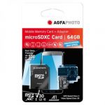 AgfaPhoto 64GB Micro SDXC UHS I Propara High Speed U3 V30 A1 - 10616