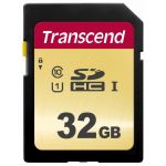 Transcend 32GB SDHC 500S Class 10 UHS-I U3 V30 - TS32GSDC500S