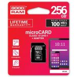 Goodram 256GB Micro SDHC Class 10 UHS-I + Adaptador SD - M1AA-2560R12