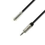 Adam Hall Cables K4 Byvw 0600 - Headphone Extension 3.5 mm Jack Socket Stereo To 3.5 mm Jack Stereo, 6 M