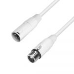Adam Hall Cables K4 Mmf 0250 Snow - Microphone Cable Xlr Male To Xlr Female 2.5 M White