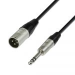 Adam Hall Cables K4 Bmv 1000 - Microphone Cable Xlr Male To 6.3 mm Jack Stereo 10 M