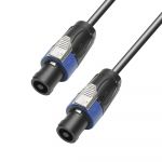Adam Hall Cables K4 S225 SS 0100 - Speaker Cable 2 x 2,5 mm² Speakon Standard Speaker Connector 2-pole to Standard Speaker Conn