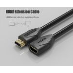 Vention Cabo Extensão HDMI Macho HDMI Fêmea 2.0 (5m) - MS004120