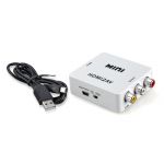 Conversor MINI HDMI para RCA/AV 1080p