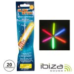 Ibiza Conjunto 20 Barras Maleáveis Iluminados Multicor 150MM - GS15-150H