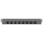 Adam Hall 19 Parts 87471 T - 19" Rackmount 8 Outlet Power Strip