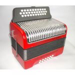 Hohner El Rey Del Vallenato Red Cromada