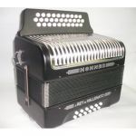 Hohner El Rey Del Vallenato Black Cromada