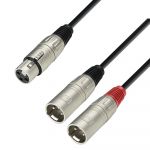 Adam Hall K3 YFMM 0600 Audio Cable XLR female to 2 x XLR male, 6 m