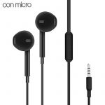 Cool Auriculares 3,5 mm Heavy Bass Stereo Micro Black