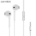 Cool Auriculares 3,5 mm Heavy Bass Stereo Micro White