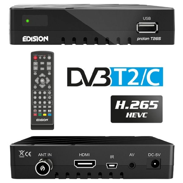 Decodificador DVB-T2, Decodificador Digital Terrestre 2023, HD