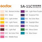 Godox Pack de Gelatina SA-11C - D171611