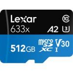 Lexar 512GB MicroSDXC V30 633x - LSDMI512BBAP633