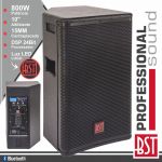 BST Coluna Amplificada Pro 10" 800W 4 Modos Bluetooth 15MM Mdf