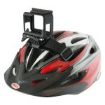 Cinta para Suporte de Câmara Desportiva no Capacete da Bicicleta Black
