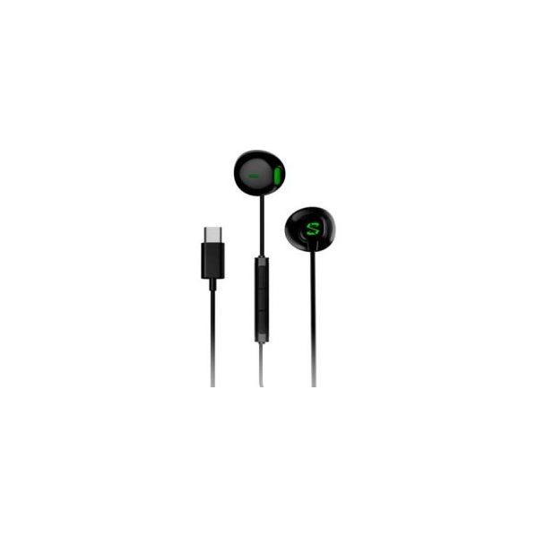 Earphone black shark type c sales