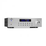 Auna AV2-CD850BT Amplificador Stereo 4 Zonas 5x80W Rms Bluetooth usb Fm Prateado
