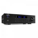Auna AV2-CD850BT Amplificador Stereo 4 Zonas 5x80W Rms Bluetooth usb Cd Black