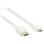 Valueline Cable HDMI de alta velocidad con conector HDMI Ethernet - mini conector HDMI de 2.00 m en color Branco