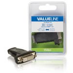 Valueline Adaptador HDMI - DVI con entrada HDMI - DVI hembra en color negro