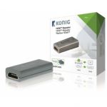 Konig Repetidor HDMI con entrada HDMI y salida HDMI de 20,0 m en color gris oscuro