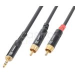 Power Dynamics Conne Cabo Jack 3,5mm Macho Stereo + 2 Rca Macho (6 Mts) Power Dynamics Connex 177.039