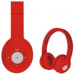 Auscultadores C/ Reprodutor SD/MP3, Bluetooth, Rádio Am/fm (vermelho) - FH0915R