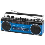 Trevi Rádio Gravador Cassetes Portátil Retro Azul RR501BTBLUE