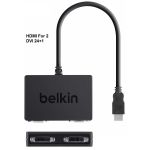 Belkin Adaptador Conversor HDMI para 2 DVI 24+1 com Alimentação 5V - MS003500