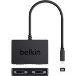 Belkin Adaptador Conversor Mini DisplayPort para 2 DVI 24+1 com Alimentação 5V - MS005155