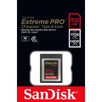 SanDisk 512GB Extreme Pro CFexpress Card Type B 1700/1400Mb/s XQD - SDCFE-512G-GN4IN