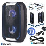 Blaupunkt Coluna Bluetooth Portátil 2x5W Bat 1500MA Leds - BLP3923-001
