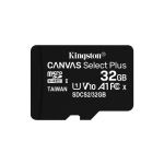 Kingston 32GB MicroSDHC Canvas Select Plus Class10 UHS-I + Adaptador - SDCS2/32GBSP