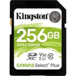 Kingston 256GB SD Canvas Select Plus Class10 U3 - SDS2/256GB