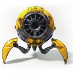 Zoeao Coluna Bluetooth War-Damaged GravaStar H Limited Edition Yellow