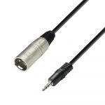 Adam Hall Cables K3 BWM 0300 Audio Cable 3.5 mm Stereo Jack male to XLR male 3 m