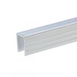 Adam Hall Hardware 6240 Aluminium Capping Channel for 9.5 mm Dividing Wall
