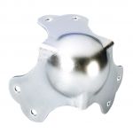 Adam Hall Hardware 4101 Ball Corner Large Three-leg Galvanised