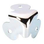 Adam Hall Hardware 4050 Case Corner Three-leg Nickel-plated